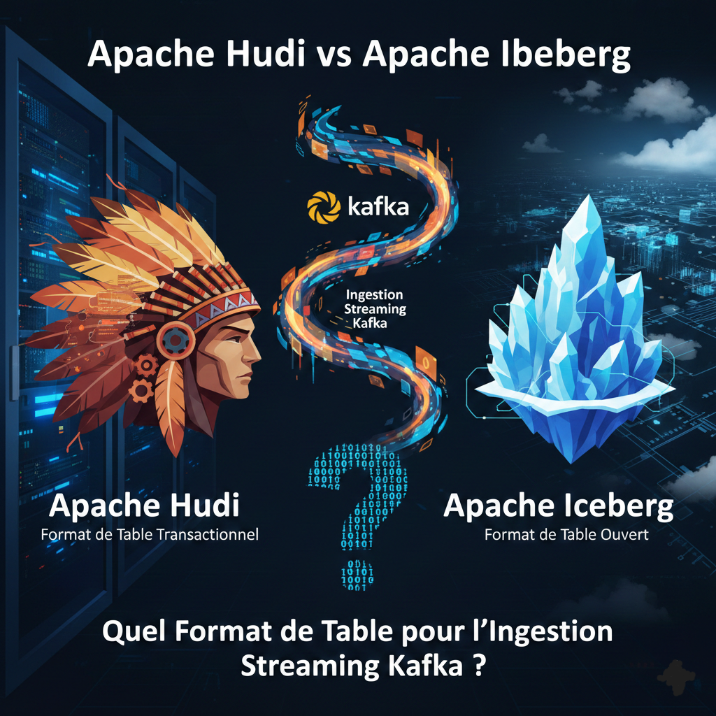 Apache Hudi vs Apache Iceberg : Quel Format de Table pour l'Ingestion Streaming Kafka ?